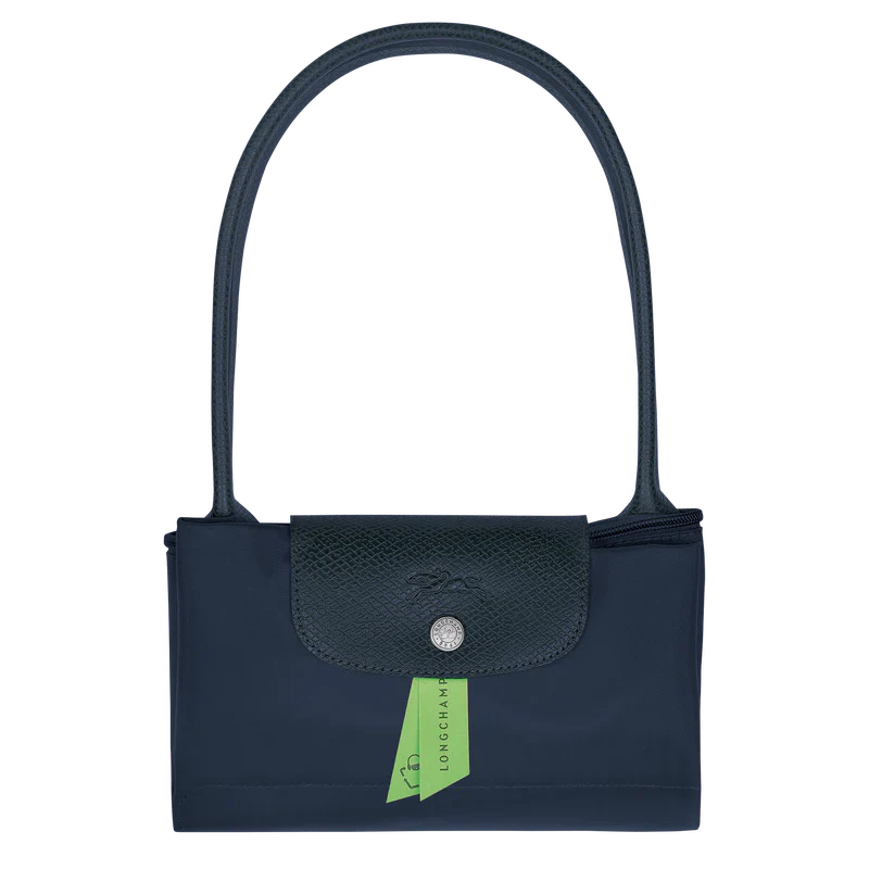 Le Pliage Green Medium Tote Bag – Navy Blue