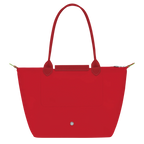 Le Pliage Green Medium Tote Bag – Tomato Red