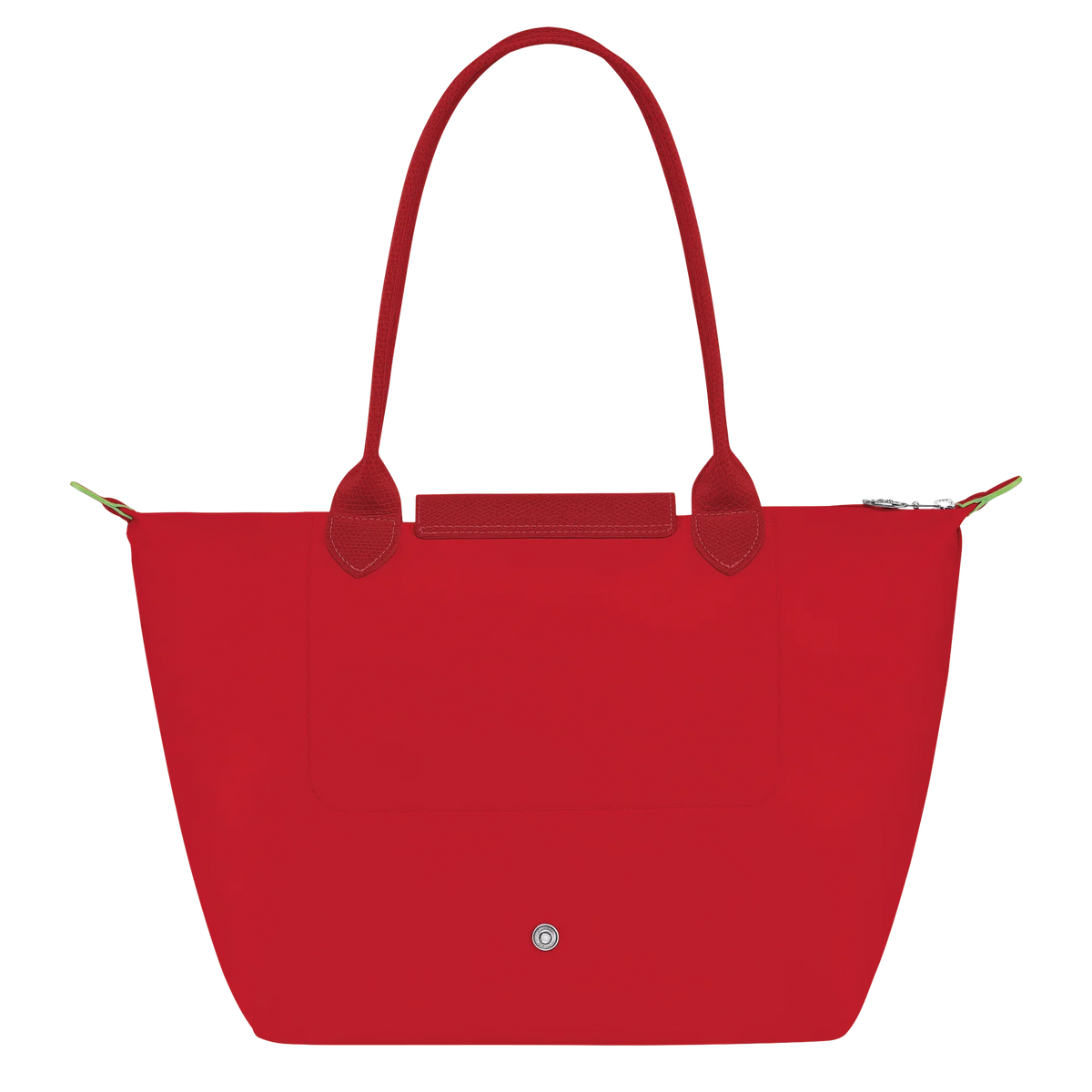Le Pliage Green Medium Tote Bag – Tomato Red
