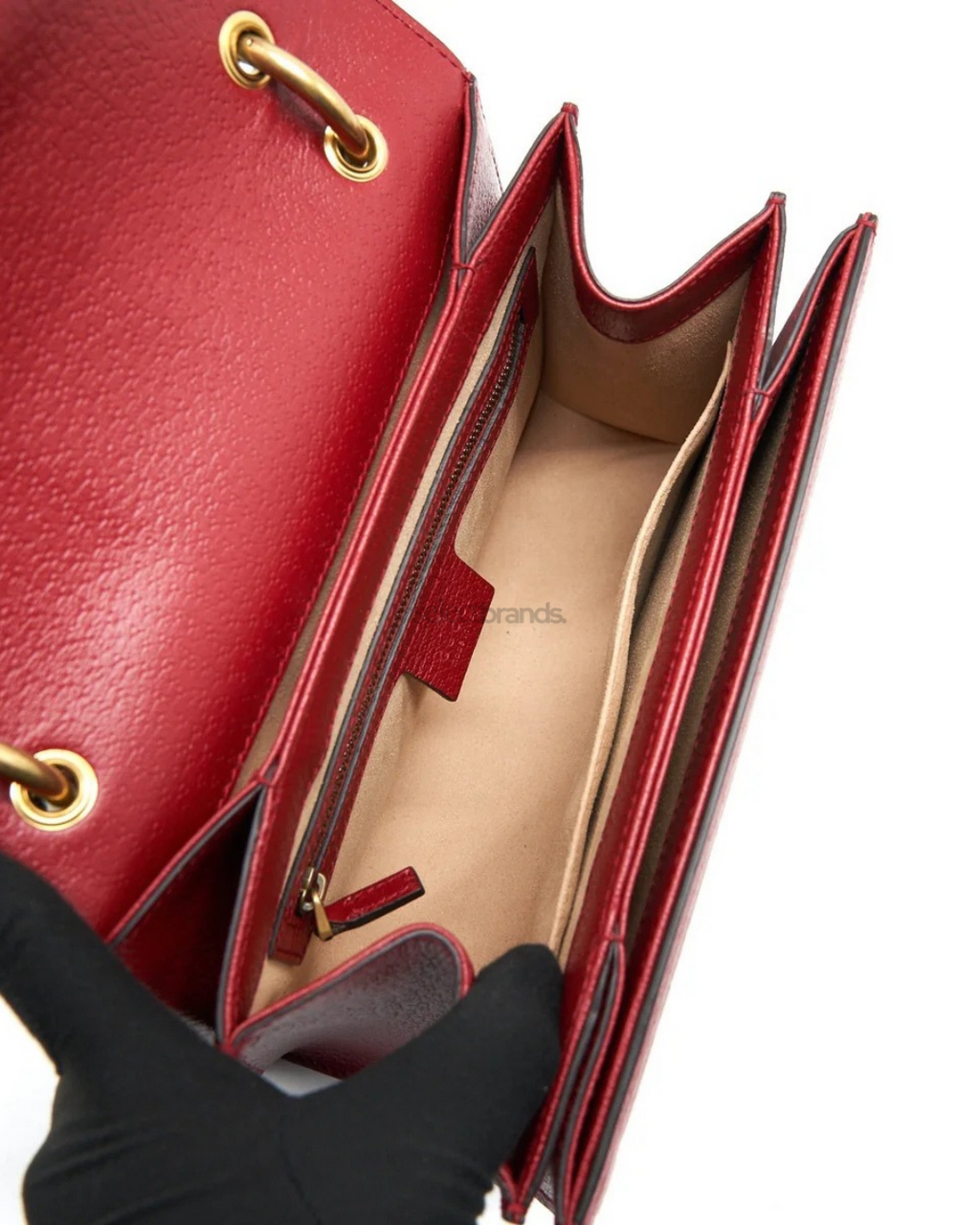 GG Supreme Monogram Small Queen Margaret Top Handle Bag