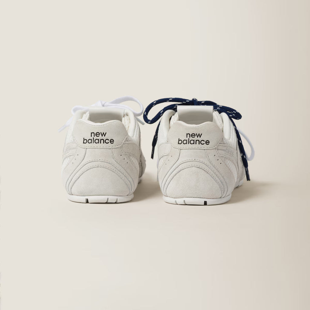 Suede and Mesh Sneakers