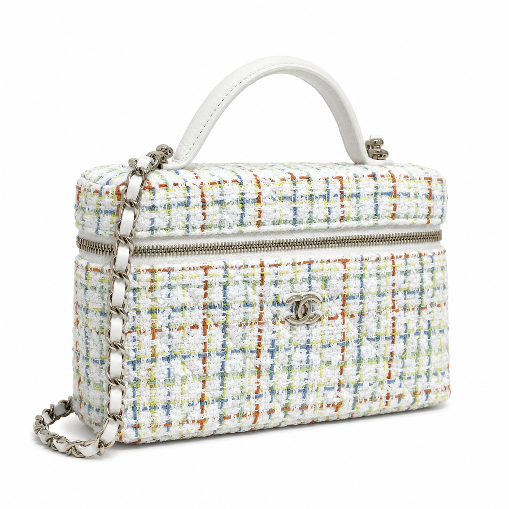 CC 2020 Tweed Vanity Case Bag