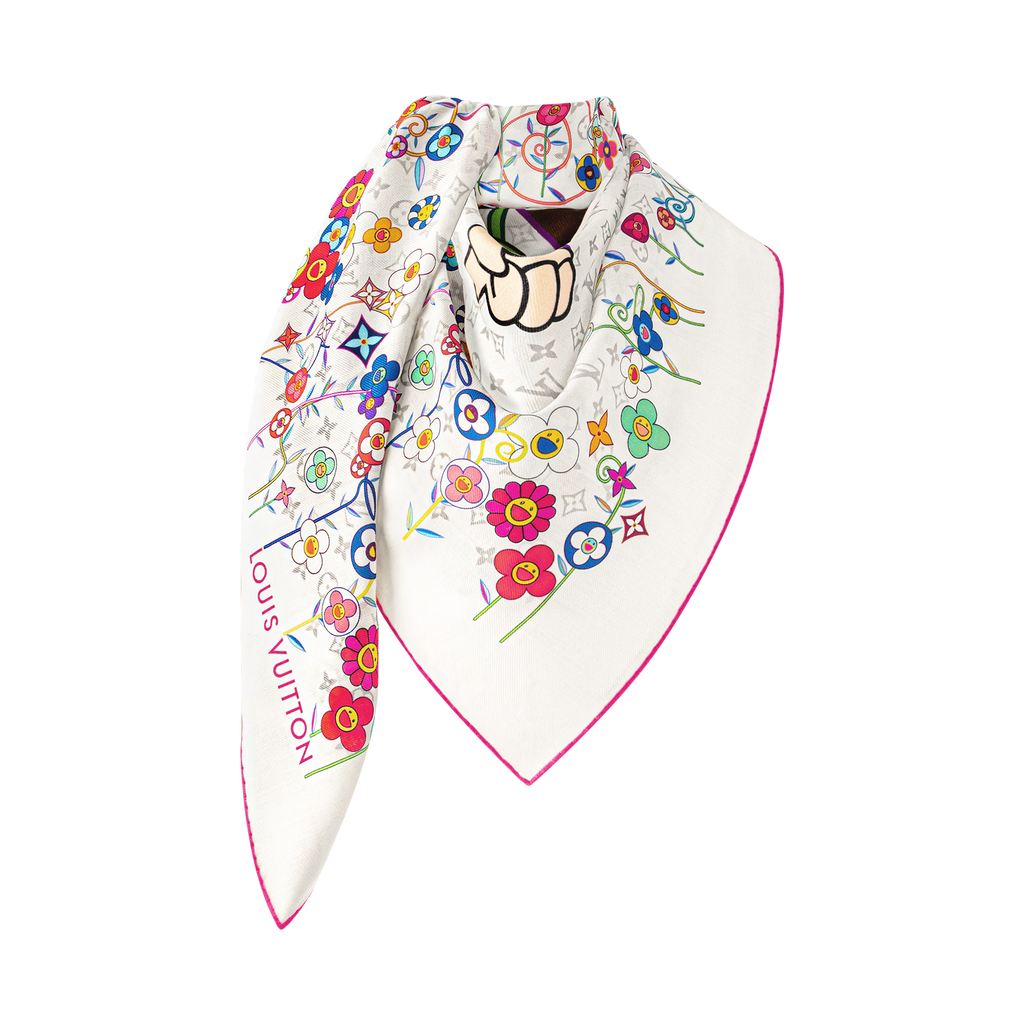 LV x TM Monogram Superflat Shawl