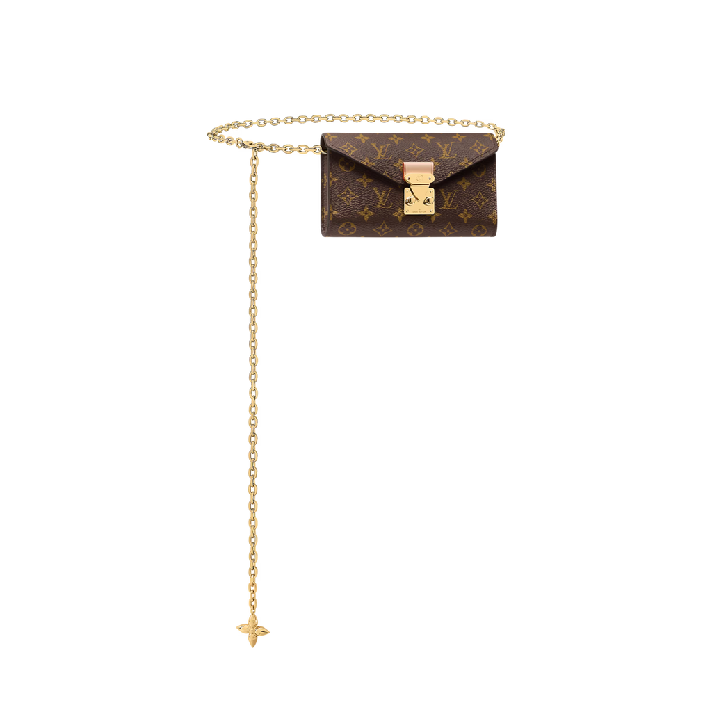 Pouch Metis Leather&Chain Belt