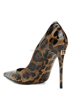 Vitello Lucido Pumps – Leopard