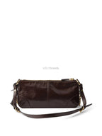 Medium Re-Edition Leather Shoulder Bag – Dark Brown