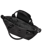 Le Pliage Xtra XS Leather Top Handle Bag – Black
