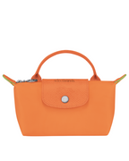 Le Pliage Green Mini Handbag – Orange (Crossbody)