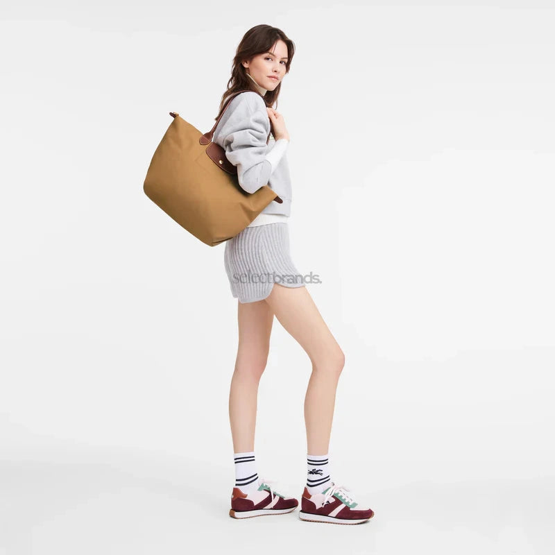 Le Pliage Original Large Tote Bag – Caramel Beige
