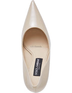 Vitello Lucido Pumps – Cream