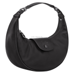 Le Pliage Xtra Small Leather Shoulder Bag – Black