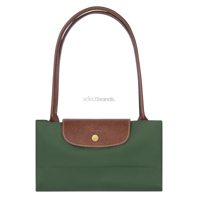 Le Pliage Original Medium Tote Bag – English Green