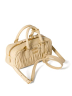 Arcadie Quilted Leather Tote Bag – Ecru