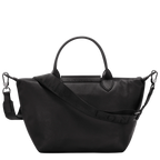 Le Pliage Xtra Small Leather Top Handle Bag – Black
