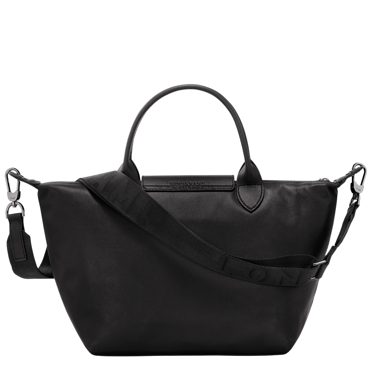 Le Pliage Xtra Small Leather Top Handle Bag – Black