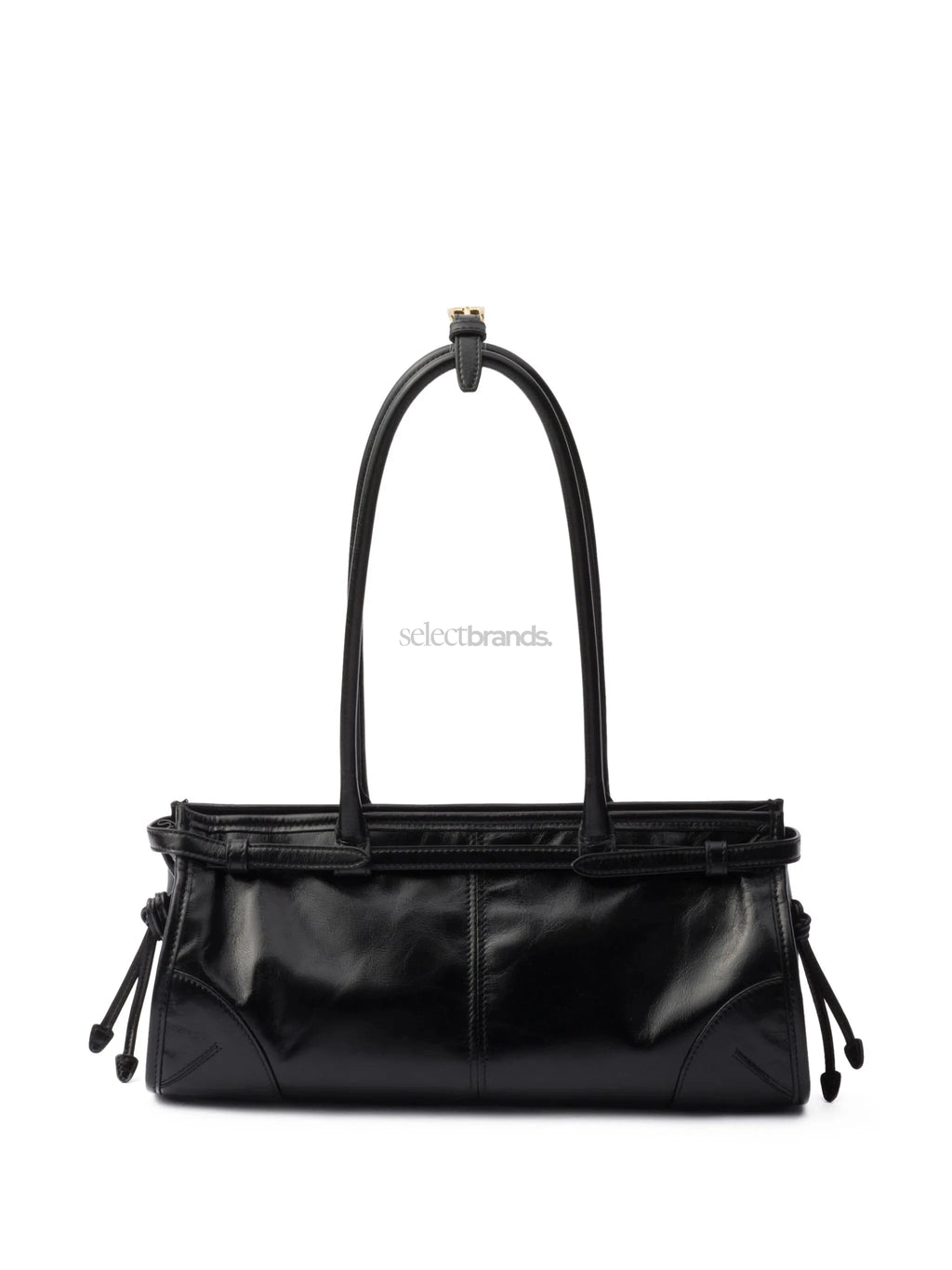 Bonnie Medium Leather Bag – Black