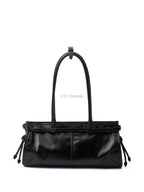 Bonnie Medium Leather Bag – Black