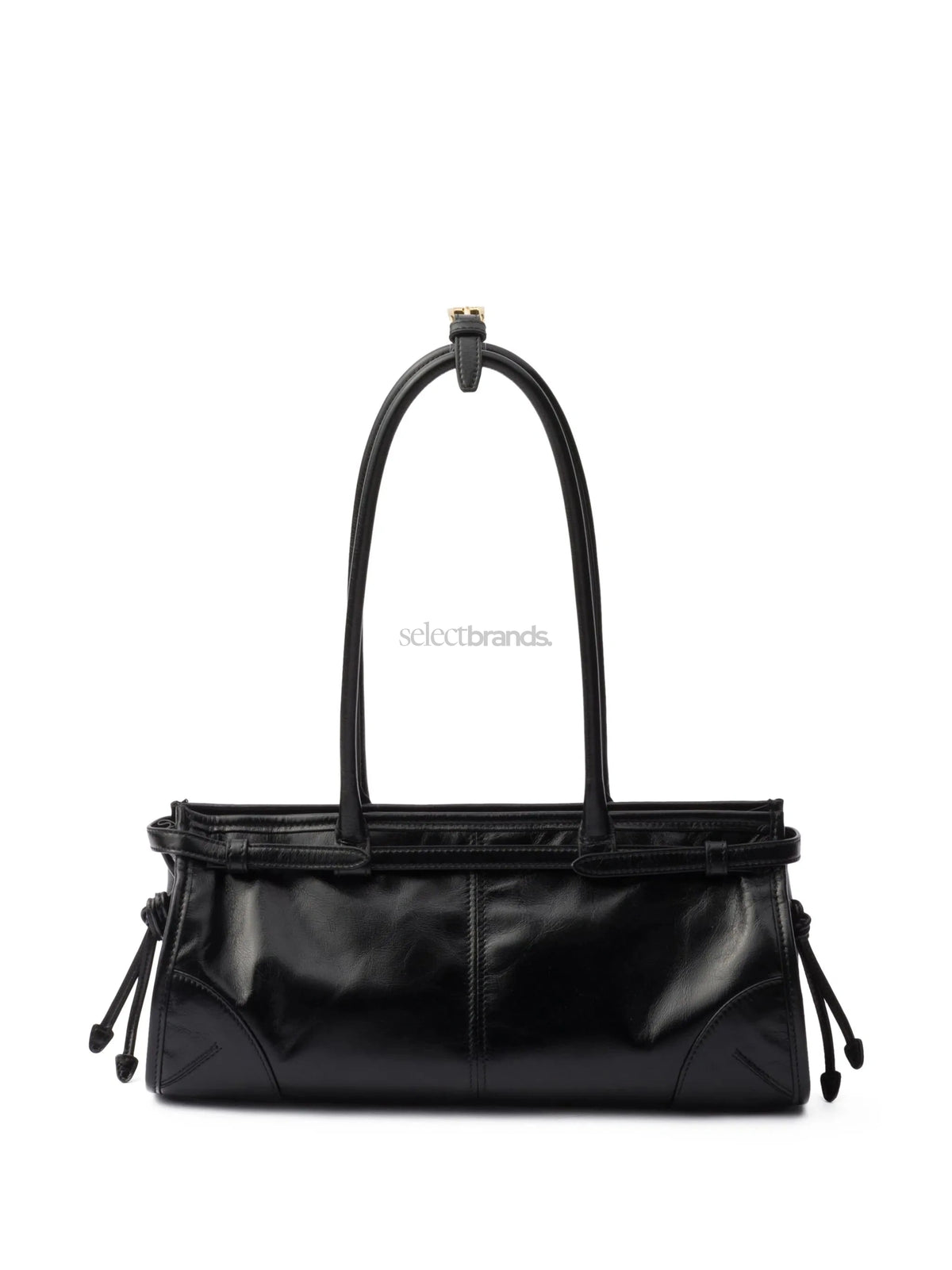 Bonnie Medium Leather Bag – Black
