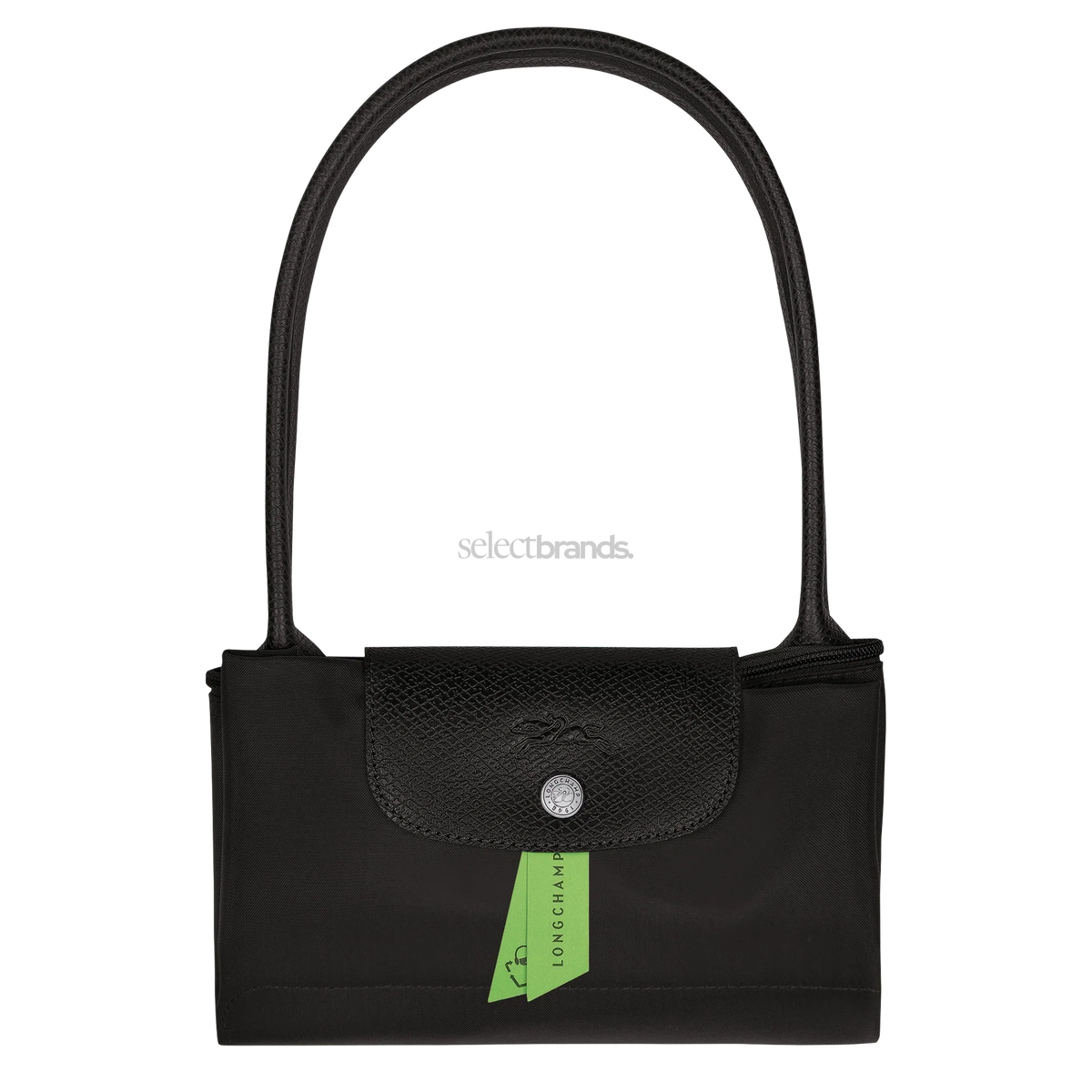 Le Pliage Green Medium Tote Bag – Black