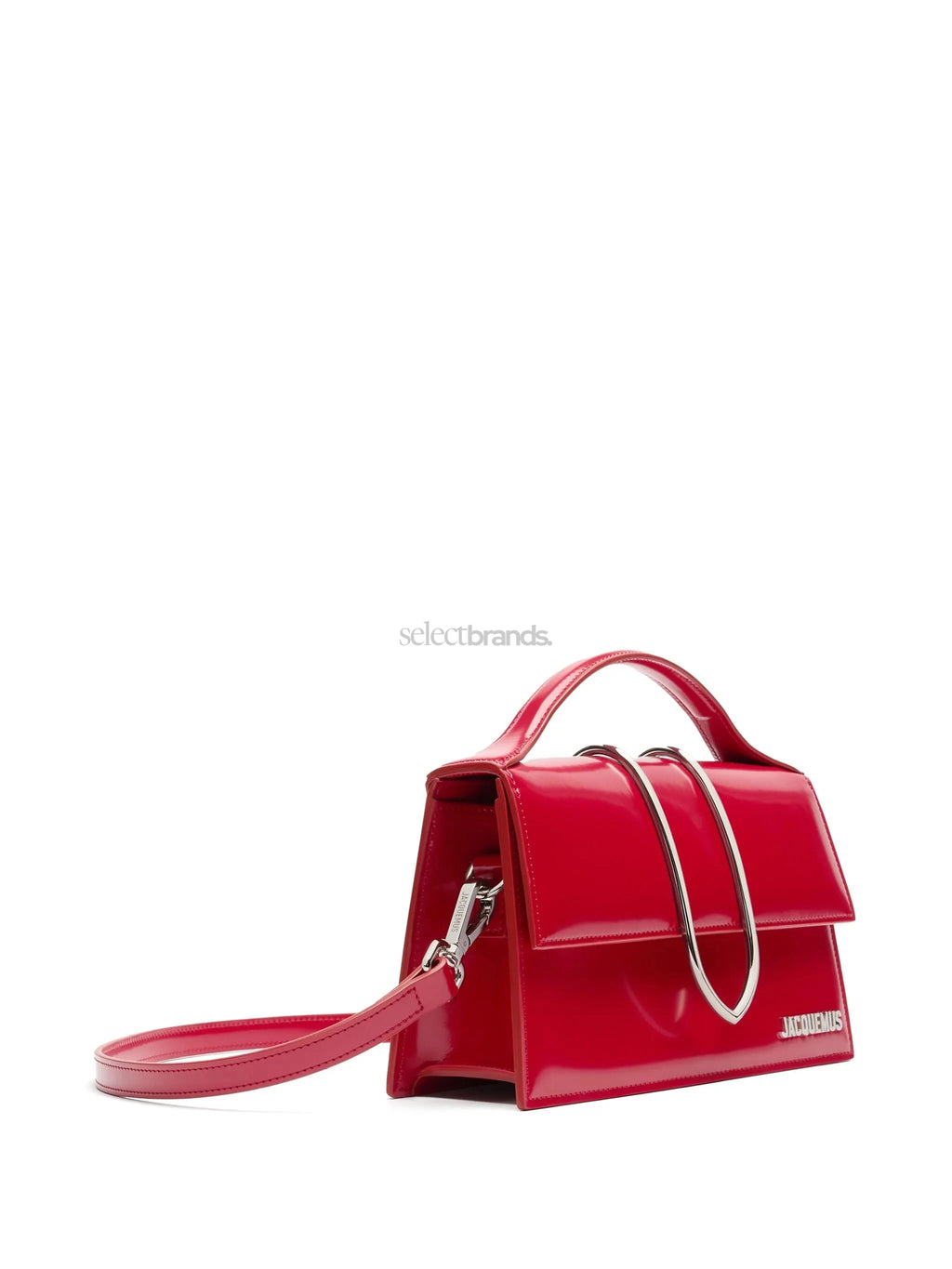 Le Grand Bambino Glossy Leather Tote Bag – Cherry Red