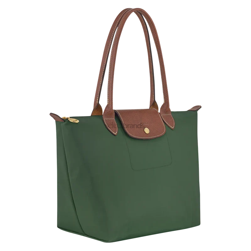 Le Pliage Original Medium Tote Bag – English Green