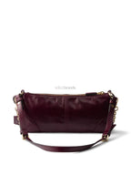Medium Re-Edition Leather Shoulder Bag – Burgundy
