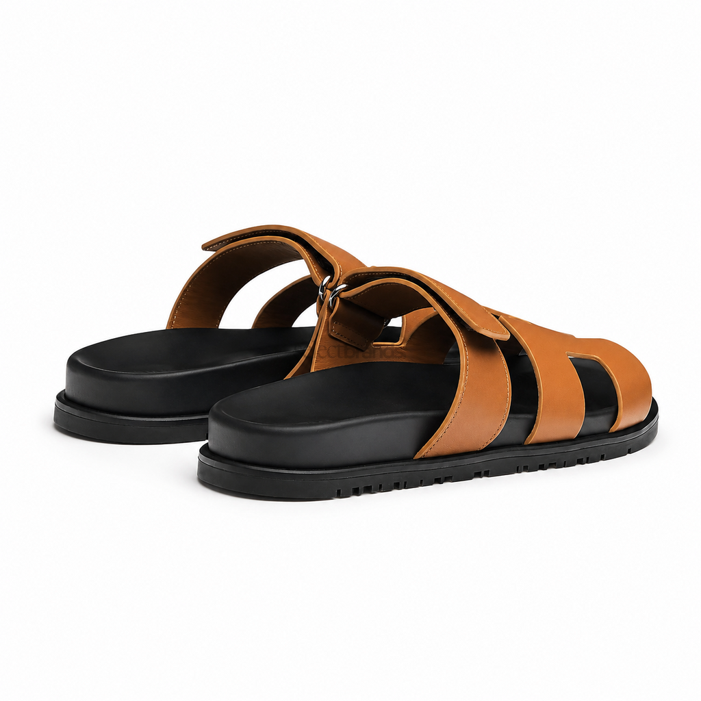 Chypre Leather Slippers – Tan