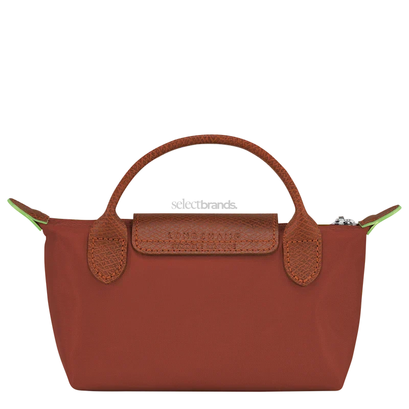 Le Pliage Green Mini Handbag – Chestnut (Crossbody)