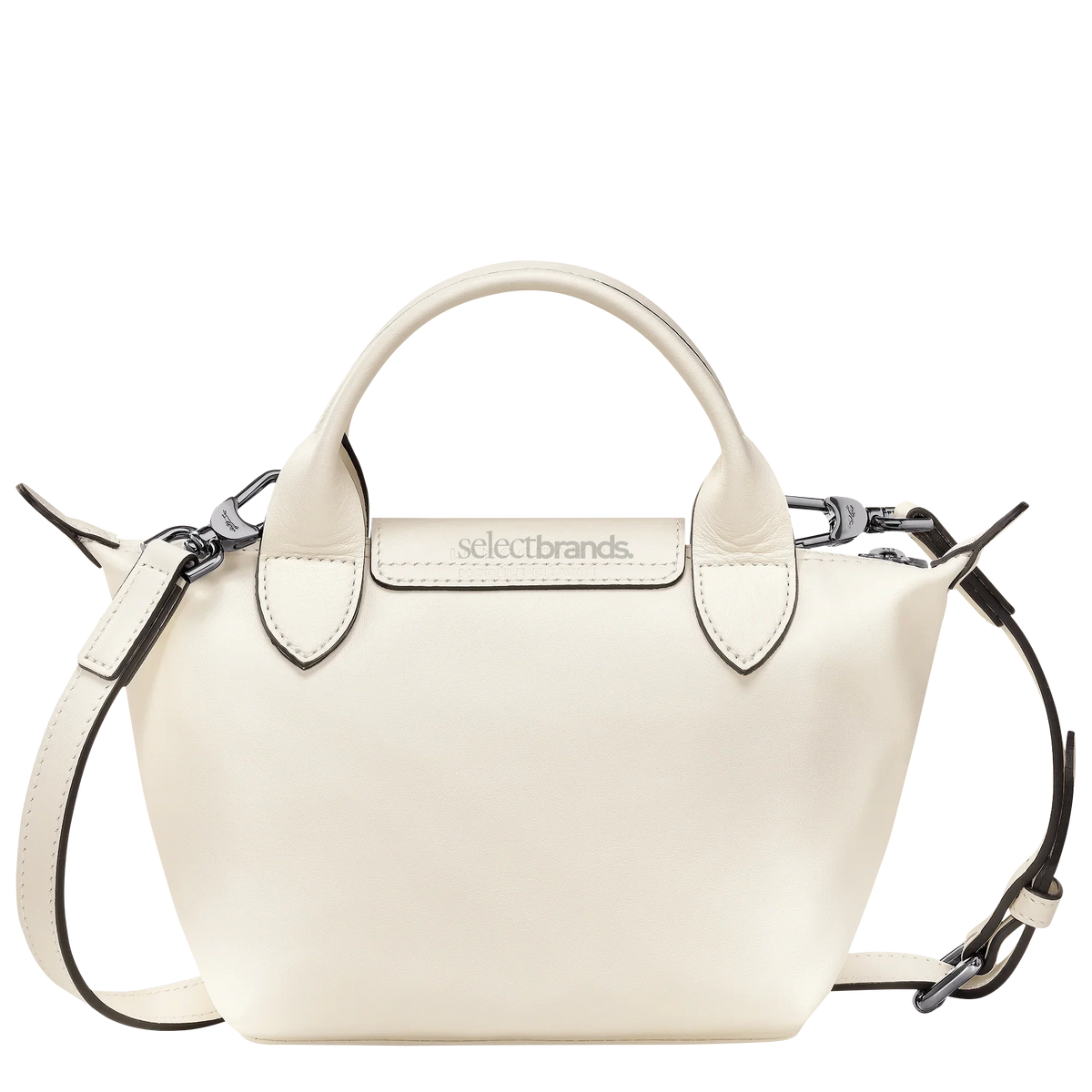 Le Pliage Xtra XS Leather Top Handle Bag – Ecru