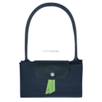 Le Pliage Green Medium Tote Bag – Navy Blue
