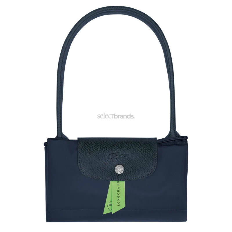 Le Pliage Green Medium Tote Bag – Navy Blue