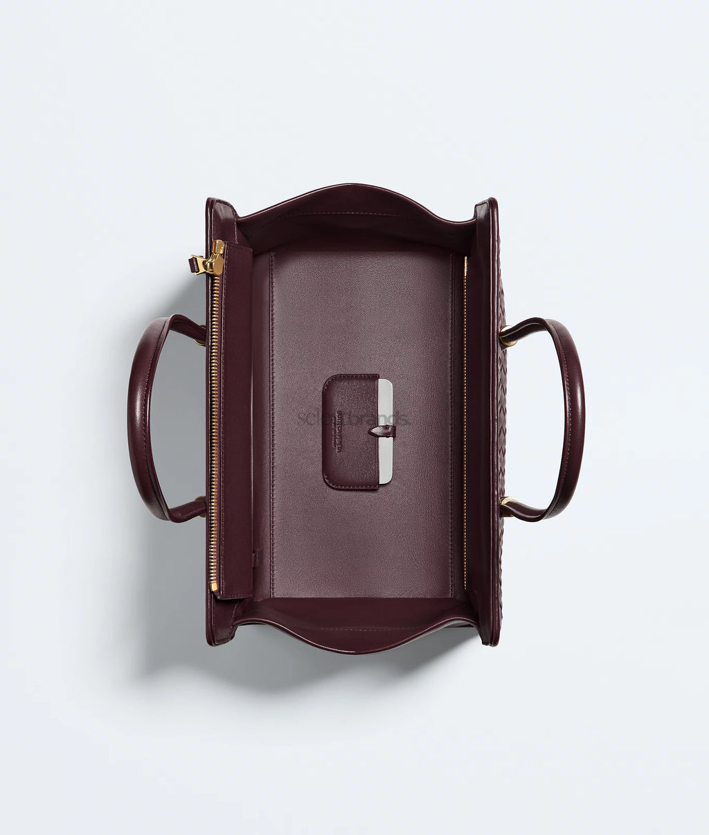 Small Barbara Tote Bag  – Burgundy