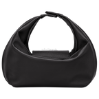 Le Pliage Xtra XS Mini Leather Top Handle Bag – Black