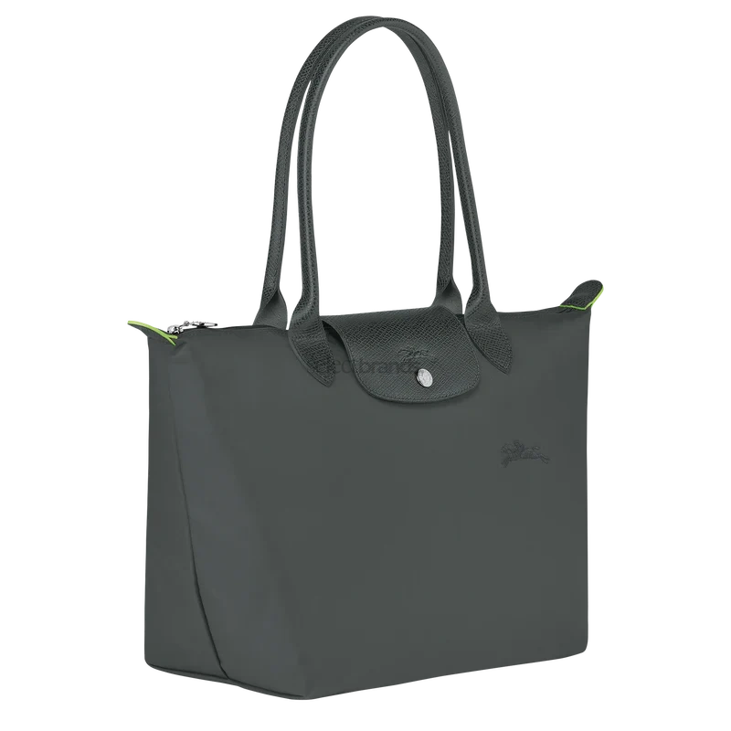 Le Pliage Green Medium Tote Bag – Graphite Gray