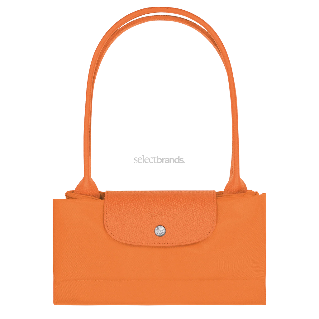 Le Pliage Green Large Tote Bag – Orange