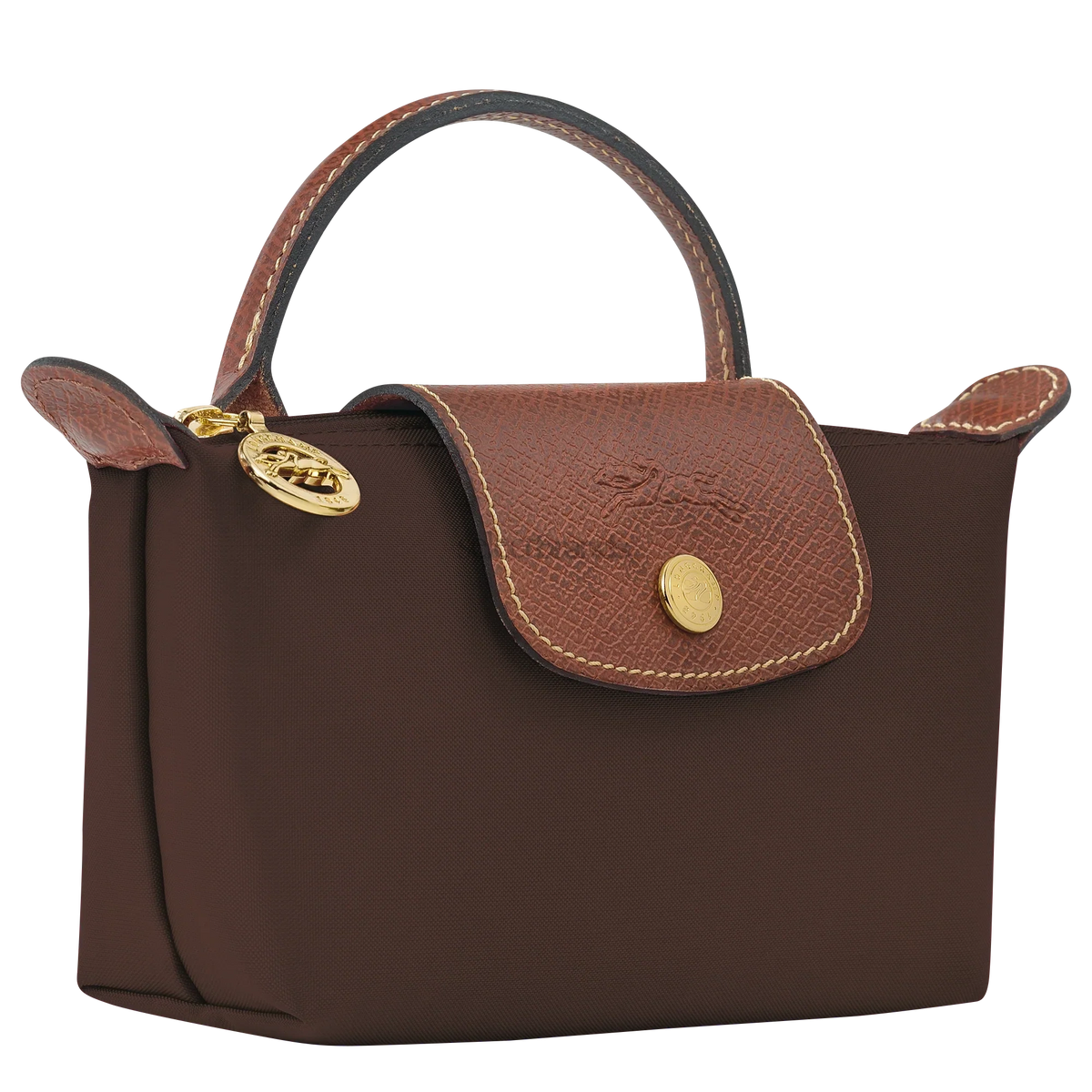 Le Pliage Original Mini Handbag – Ebony (Crossbody)