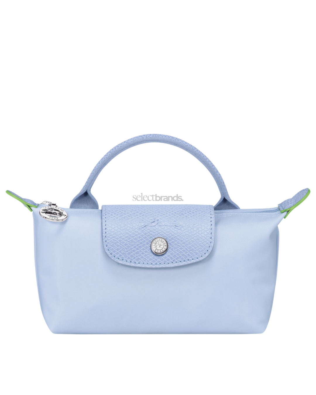 Le Pliage Green Mini Handbag – Sky Blue (Crossbody)