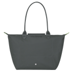 Le Pliage Green Large Tote Bag – Graphite Gray