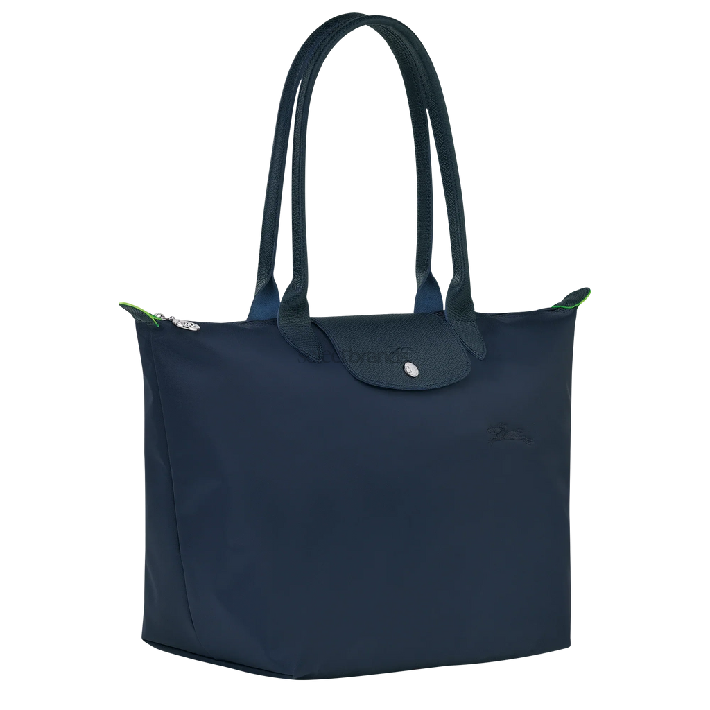 Le Pliage Green Large Tote Bag – Navy Blue
