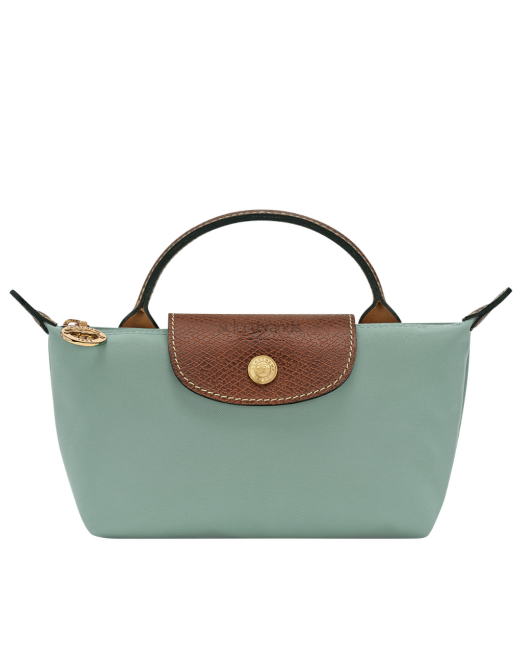 Le Pliage Original Mini Handbag – Jade Green (Crossbody)