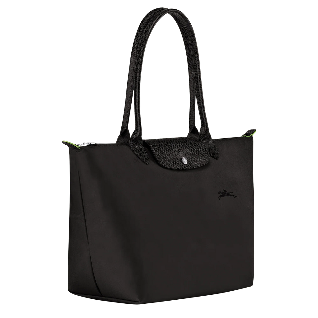 Le Pliage Green Large Tote Bag – Black