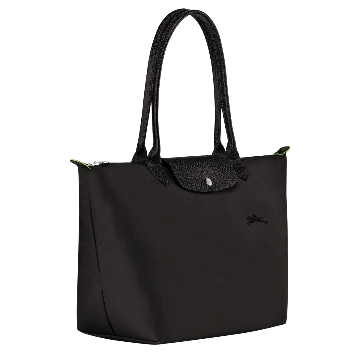 Le Pliage Green Large Tote Bag – Black