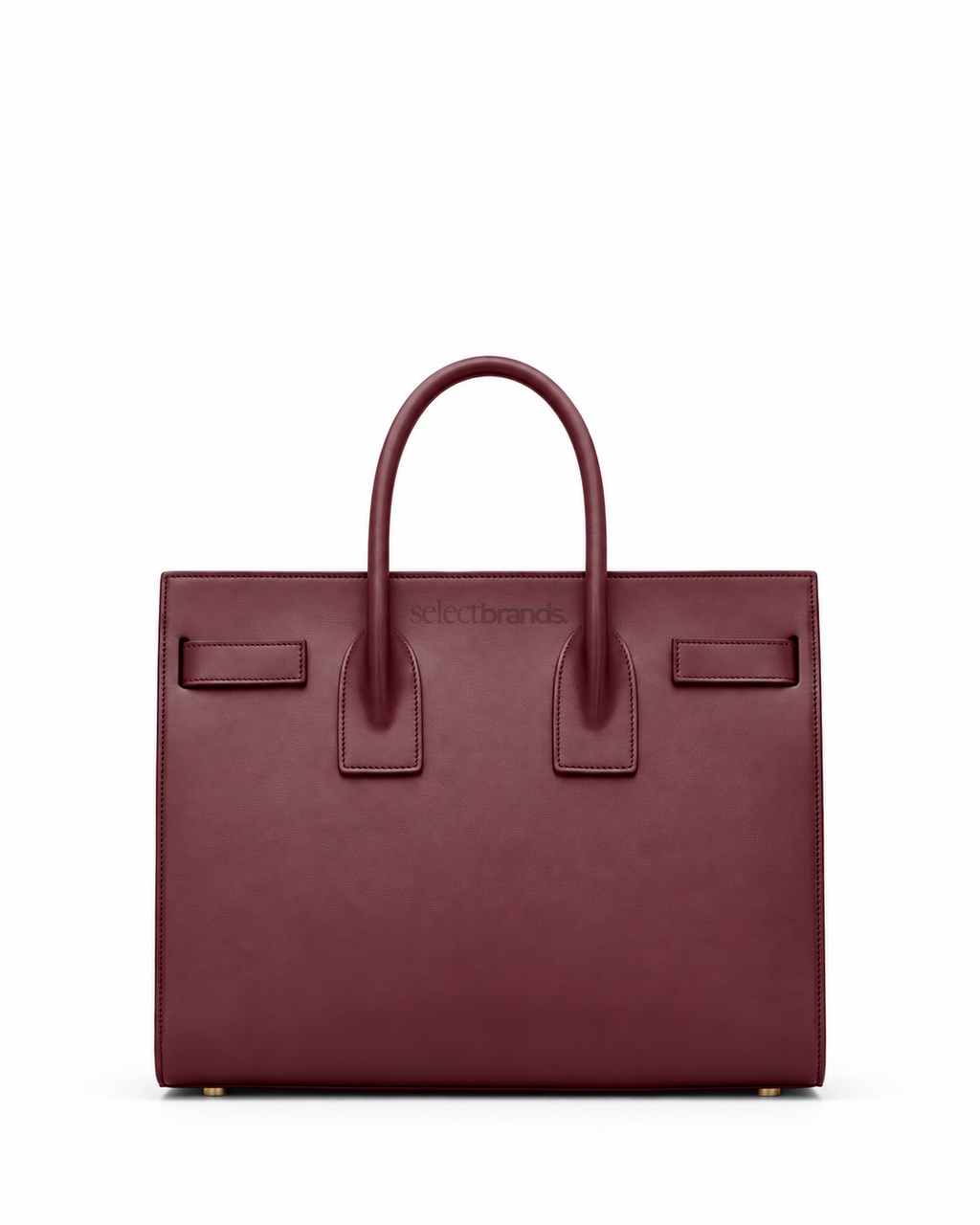 Sac de Jour Smooth Leather Small Bag  – Rouge Cabernet