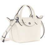 Le Pliage Xtra XS Leather Top Handle Bag – Ecru