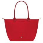 Le Pliage Green Large Tote Bag – Tomato Red