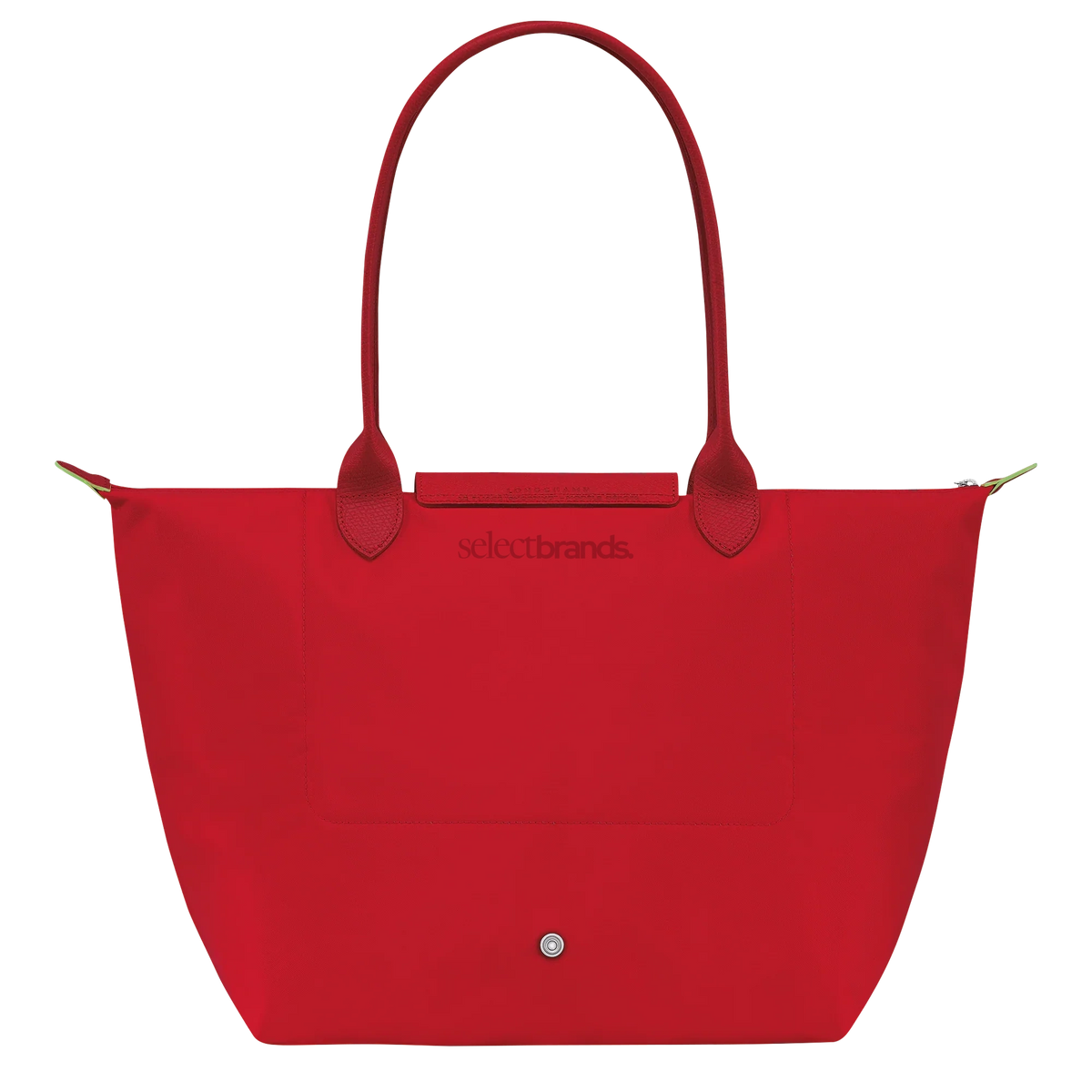 Le Pliage Green Large Tote Bag – Tomato Red