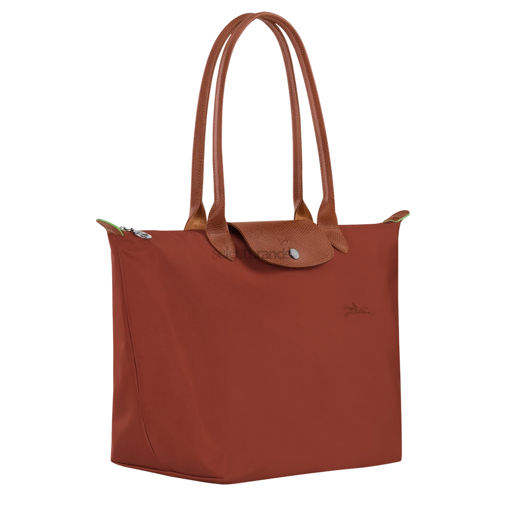 Le Pliage Green Large Tote Bag – Chestnut