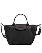 Le Pliage Xtra Small Leather Top Handle Bag – Black