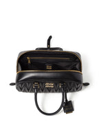 Arcadie Quilted Leather Tote Bag – Black