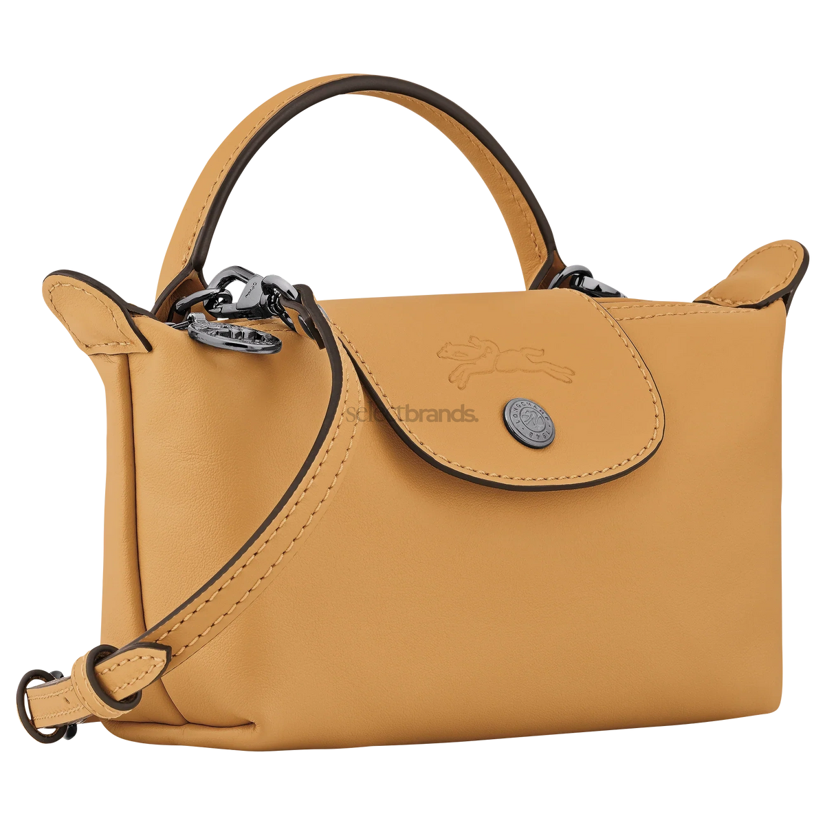 Le Pliage Xtra XS Mini Leather Top Handle Bag – Honey